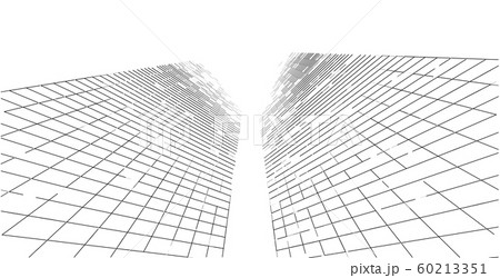 Modern architecture wireframe. Concept of urban 60213351
