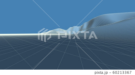 3D Illustration of terrain, mountains, desert, 60213367