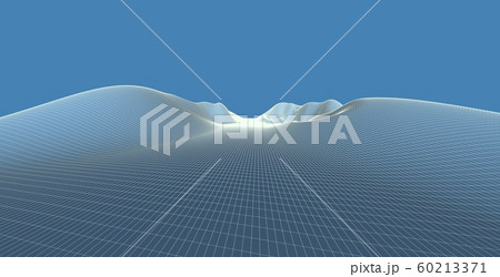 3D Illustration of terrain, mountains, desert, 60213371