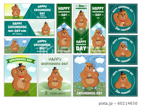 Groundhog Day Set Banners 60214650