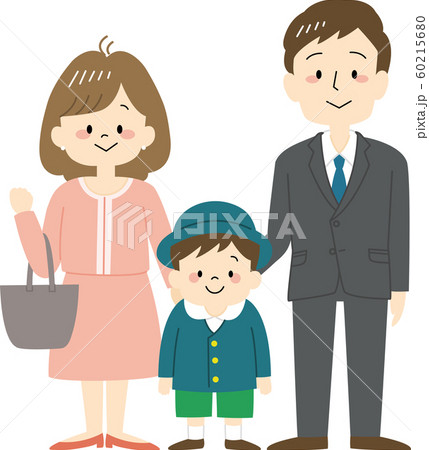 入園式の親子 60215680