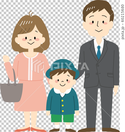 入園式の親子 60215680