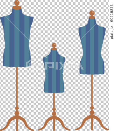 Apparel_torso_torso_illustration_family_family_parent and child_blue green_autumn / winter Apparel_torso_torso_illustration_family_family_parent and child_blue green_autumn / winter 60216838