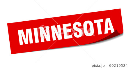 Minnesota sticker. Minnesota red square peeler Minnesota sticker. Minnesota red square peeler 60219524
