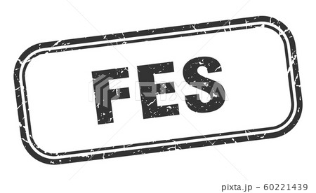 Fes stamp. Fes black grunge isolated sign 60221439