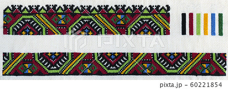 The traditional ukrainian national embroidery The traditional ukrainian national embroidery 60221854