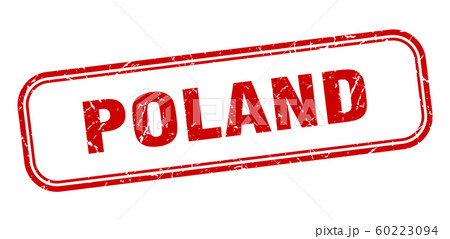 Poland stamp. Poland red grunge isolated sign Poland stamp. Poland red grunge isolated sign 60223094