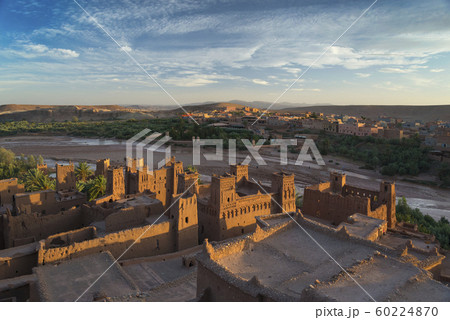 Clay fortress Ait Ben Haddou - view from above Clay fortress Ait Ben Haddou - view from above 60224870