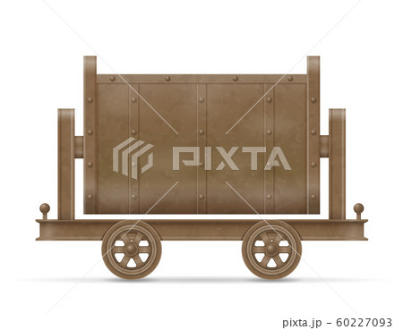 mining trolley cart vector illustration mining trolley cart vector illustration 60227093