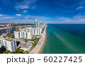 Aerial view beach panorama of Miami Beach, panorama stitched from 9 photos 60227425
