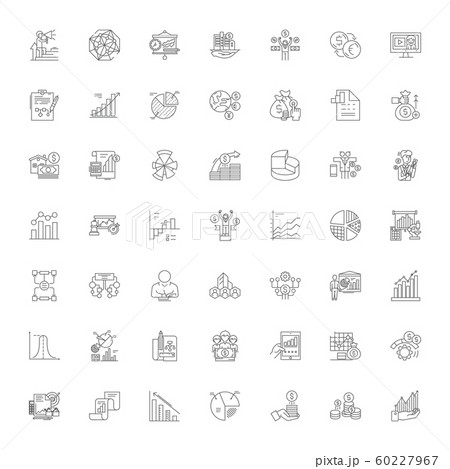 Business audit linear icons, signs, symbols vector line illustration set Business audit linear icons, signs, symbols vector line illustration set 60227967