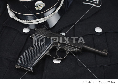 WWII era nazi german waffen SS black uniform WWII era nazi german waffen SS black uniform 60229383