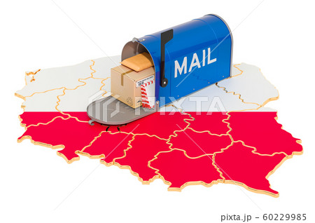 Mailbox on the Polish map Mailbox on the Polish map 60229985