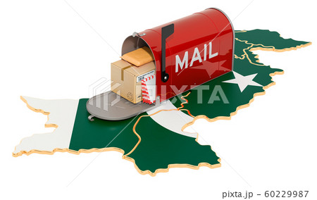 Mailbox on the Pakistani map Mailbox on the Pakistani map 60229987