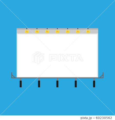 Billboard advertisement blank city vector. Banner 60230562
