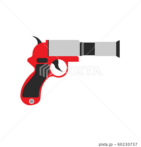 Flare gun pistol signal sos vector icon warning. Flare gun pistol signal sos vector icon warning. 60230737