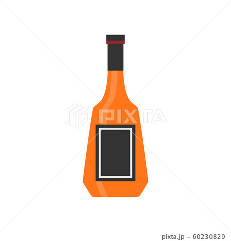 Scotch bottle restaurant party sign vector icon. Scotch bottle restaurant party sign vector icon. 60230829