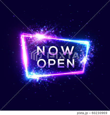 neon now open sign