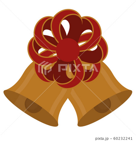 Christmas bells with a red ribbon Christmas bells with a red ribbon 60232241