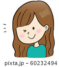 表情＿ウィンク（女の子） 60232494