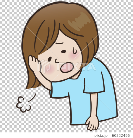 面部表情_嘆氣（女） 60232496