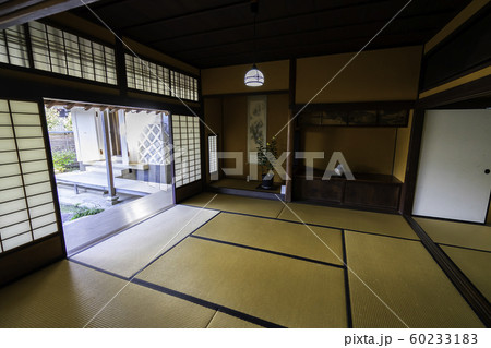 萩城城下町　旧久保田家住宅　床の間　山口県萩市 60233183