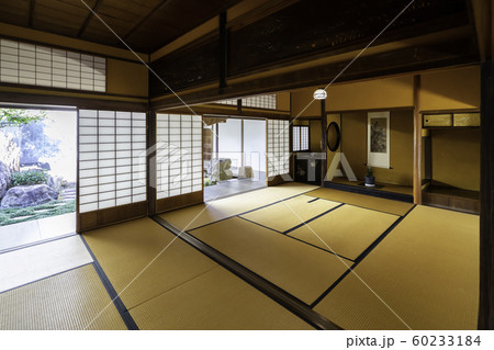 萩城城下町　旧久保田家住宅　床の間　山口県萩市 60233184