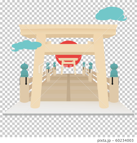 Ise Shrine with sunrise 60234003