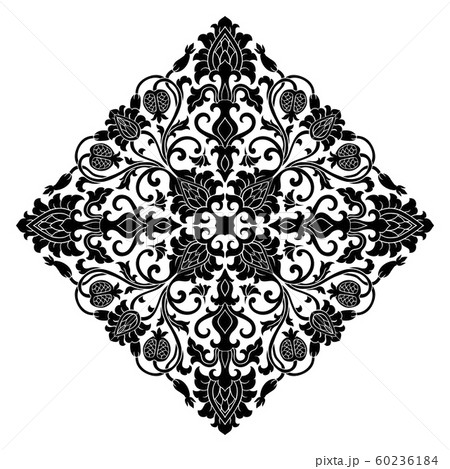 Floral medallion for design. 60236184