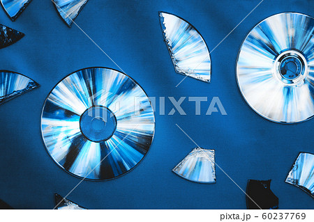 Vintage CD or DVD disk background. 60237769
