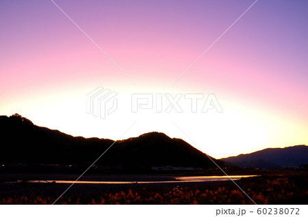 静岡市の里山 夕景 静岡市の里山 夕景 60238072
