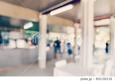 Blur coffee shop or cafe restaurant with bokeh 60238316