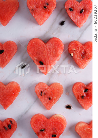 heart shape watermelon 60239207