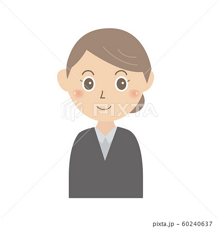 受付 女性 ビジネス 上半身のイラスト素材 受付 女性 ビジネス 上半身のイラスト素材