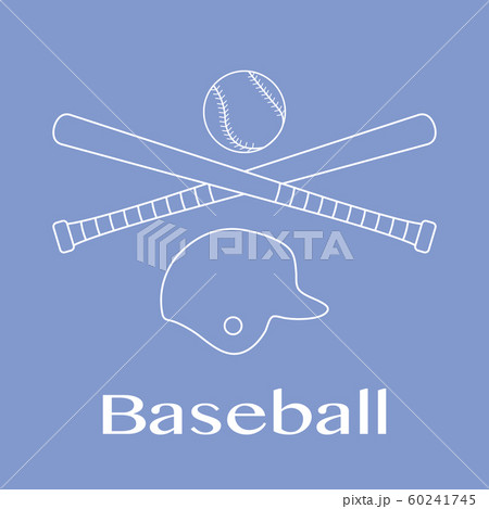 Baseball bats, ball, helmet Vector illustration 60241745