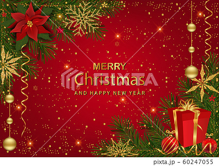 Christmas And New Year Greeting Card Christmas And New Year Greeting Card 60247055