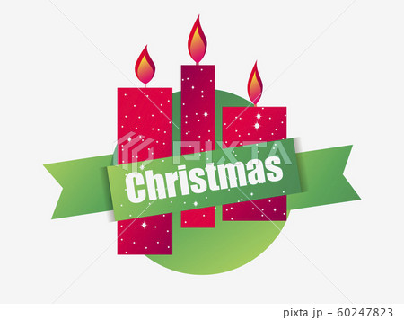 Merry Christmas. Christmas candles. Greeting card Merry Christmas. Christmas candles. Greeting card 60247823