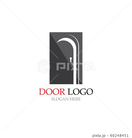 door logo for home and building vectors 60248451