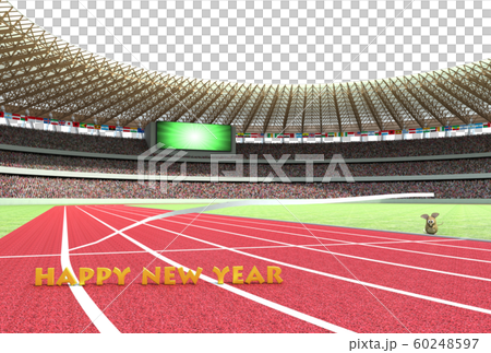 New Year's card material for 2020 Olympic year for multi-player synthesis With goal tape New Year's card material for 2020 Olympic year for multi-player synthesis With goal tape 60248597
