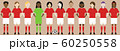 womens football soccer team in red 60250558