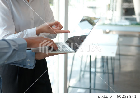 business people discussing on performance revenue business people discussing on performance revenue 60253841