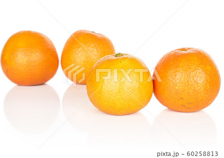 Fresh orange mandarin isolated on white Fresh orange mandarin isolated on white 60258813