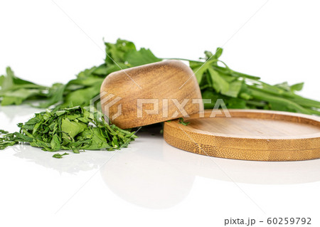 Flat leaf parsley isolated on white 60259792