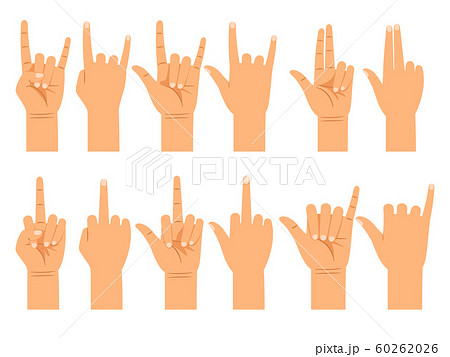People hand signals different gestures 60262026
