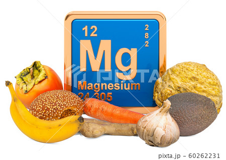 Foods Highest in Magnesium, 3D rendering Foods Highest in Magnesium, 3D rendering 60262231