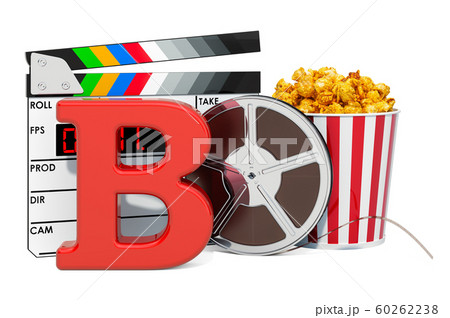 B movie rating system concept. 3D rendering B movie rating system concept. 3D rendering 60262238