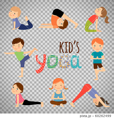 Background yoga kids: Mais de 14.620 ilustrações e desenhos stock