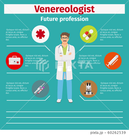 Future profession venereologist infographic 60262539