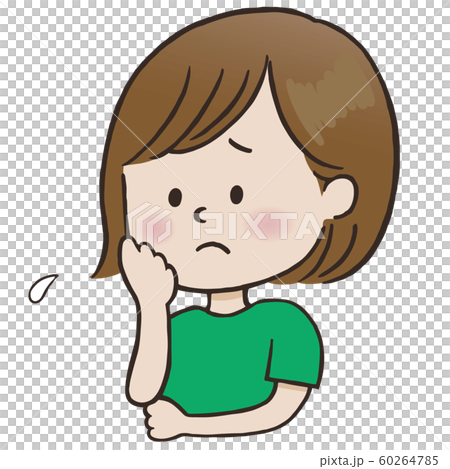 表情＿困る（女性） 60264785