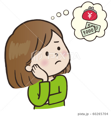表情＿家計を考える（女性） 60265704